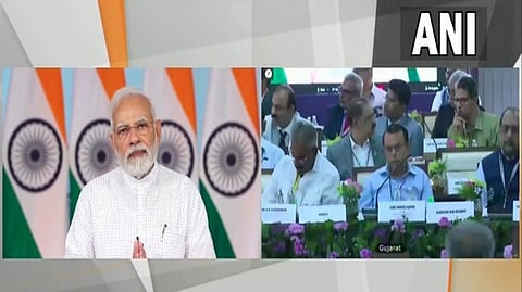 PM Modi while addressing the virtual conference