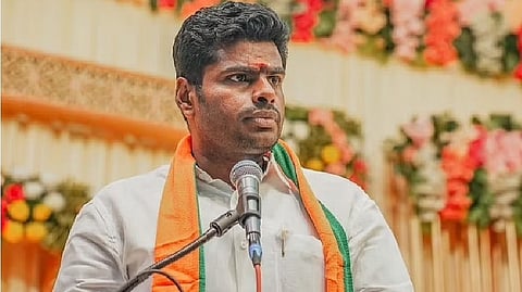 BJP state president K Annamalai