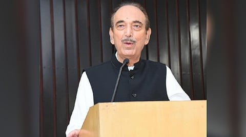 Former J&K Chief Minister Ghulam Nabi Azad