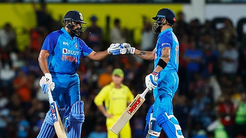 Rohit Sharma scored 46 runs out of 20 balls.