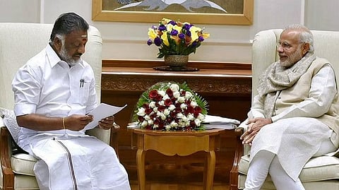 O Panneerselvam; Narendra Modi