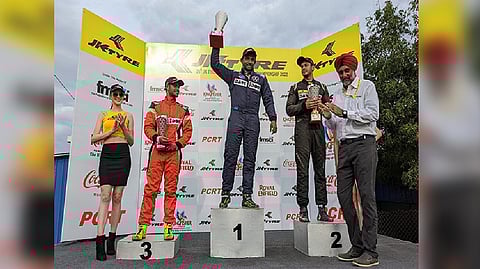 Arya Singh and Sandeep Kumar from Dark Don Racing dominate LGB Formula 4