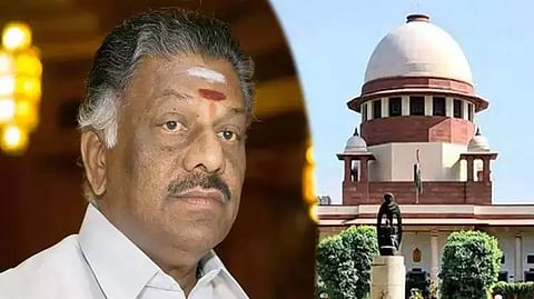 O Panneerselvam; Supreme Court