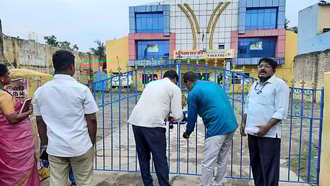 Meenakshi theatre management has failed to pay tax since 2018-2019 financial year and has a default of Rs 4.20 lakh