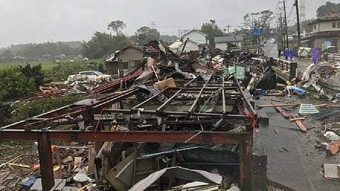 Typhoon Hinnamnor damages