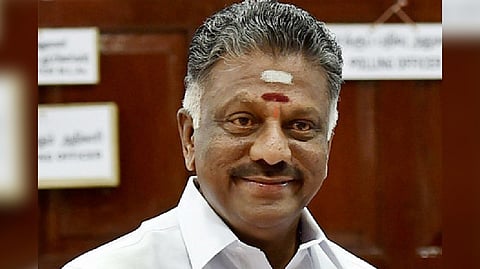Former chief minister O Panneerselvam