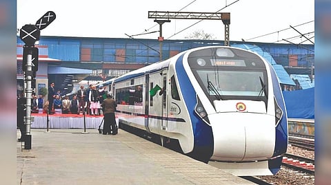 File pic of Vande Bharat trains