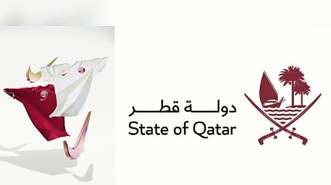 Qatar has unveiled its tweaked national emblem