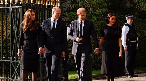 Prince Harry, Meghan and Prince William, Kate