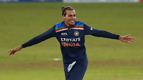 Chahar picked up three wickets on Day two.