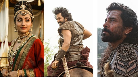 Actors Trisha, Karthi and Vikram