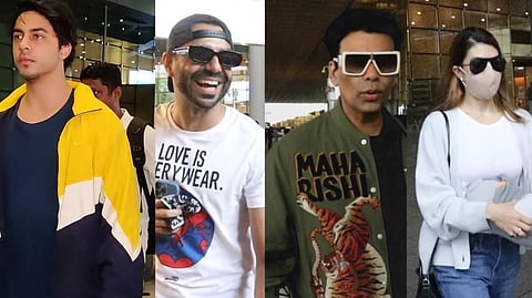 Aryan Khan, Aparshakti Khurana, Karan Johar, Jacqueline Fernandez