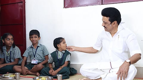 Stalin on Thursday launched the free breakfast scheme for Classes 1 to 5 students in Madurai