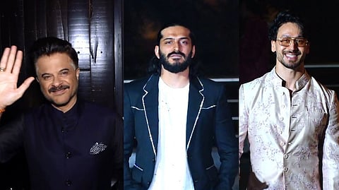 Anil Kapoor, Harshvardhan Kapoor and Tiger Shroff
