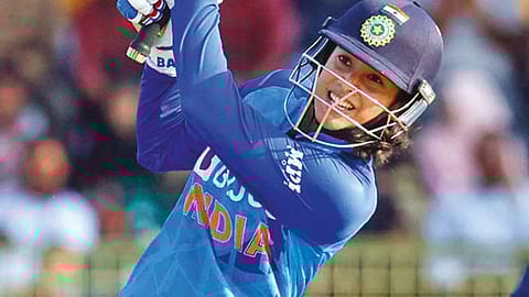 Smriti Mandhana scored an unbeaten 51