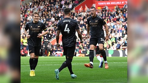 Players on the field