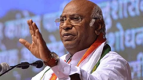 Congress president Mallikarjun Kharge