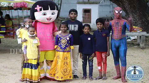 Children under palliative care had a fun day at an event organised by Golden Butterflies at Stella Maris College