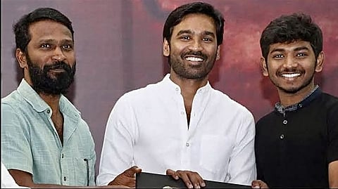 Director Vetrimaaran with Ken Karunas and Dhanush