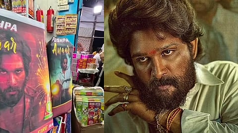 Firecrackers themed on Allu Arjun's 'Pushpa'