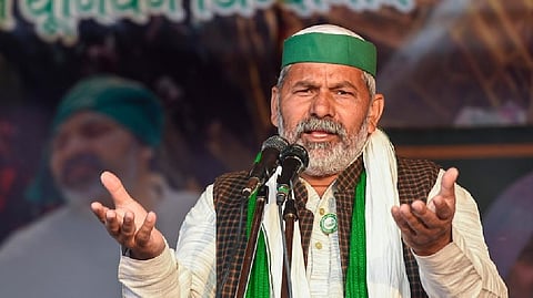 Bhartiya Kisan Union (BKU) leader Rakesh Tikait