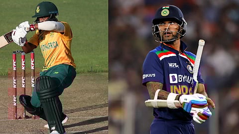 Shikhar Dhawan and Bavuma