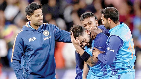 Virat Kohli helped India get past the finish line against Pakistan.