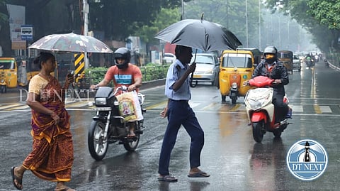 Light to moderate rain accompanied by thunderstorms is likely to occur in a few areas of Chennai.