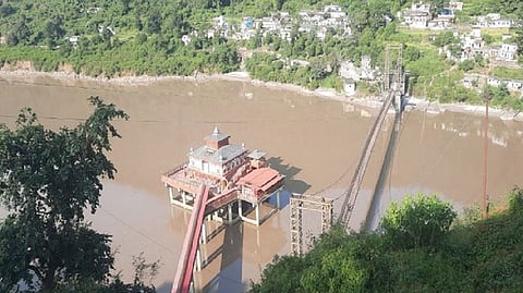 Visuals from the Dhari Devi Temple