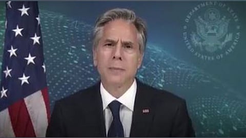 US Secretary of State Antony Blinken in the Informal Briefing of the Counter-Terrorism Committee in Mumbai on Friday.