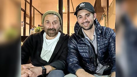 Sunny Deol with his son Karan Deol