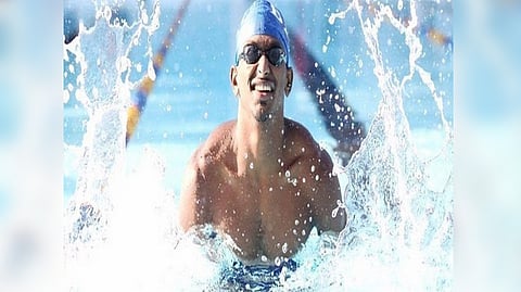 National Games: Sajan wins gold medal in 200m butterfly swimming