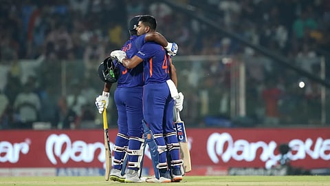 While Washington and Shahbaz got wickets up front, left-arm spinner Kuldeep, who missed out on a hat-trick, cleaned up the tail.