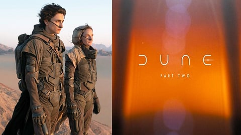 Timothee Chalamet and Rebecca Ferguson in 'Dune: Part Two'