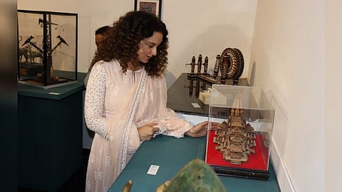 Actor Kangana Ranau at the auction