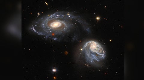The interacting galaxies are part of an effort to build up an archive of interesting targets for more detailed future study with Hubble, ground-based telescopes, and the NASA/ESA/CSA James Webb Space Telescope.