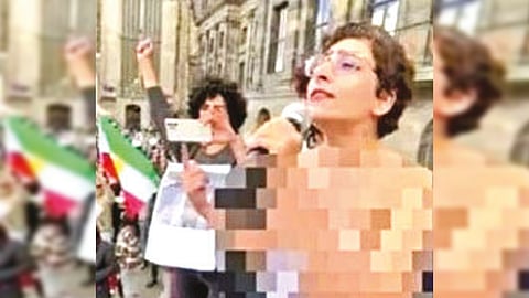 Screengrab from the video