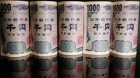Banknotes of Japanese yen are seen in this illustration picture taken September 23, 2022
