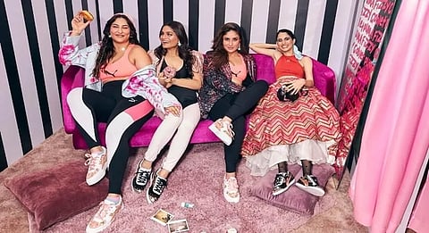 Kareena Kapoor Khan unveiled the PUMA X Fizzy Goblet collection alongside actor Aisha R. Ahmed, fashion influencer Sakshi Sindwani, and digital artist Srishti Dixit