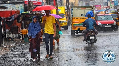 Light rains accompanied by thunderstorms is likely to occur in some parts of Chennai.