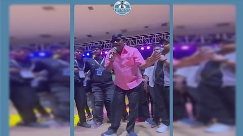 The actor is seen grooving to his iconic song 'Ettana Iruntha'