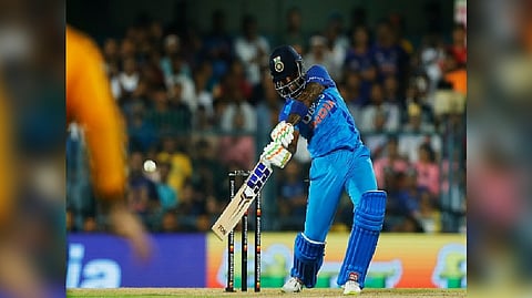 Suryakumar Yadav in action