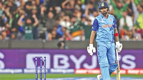 Rahul scored four off seven balls against Pakistan and was unlucky to be dismissed LBW for nine off 12 deliveries against the Netherlands.