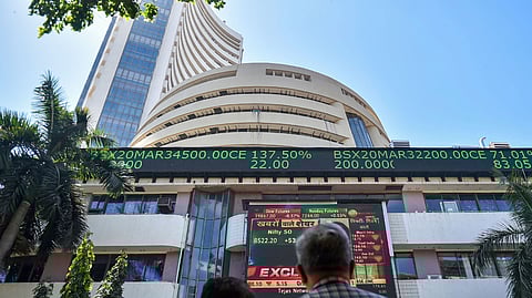 Bombay Stock Exchange (BSE), in Mumbai