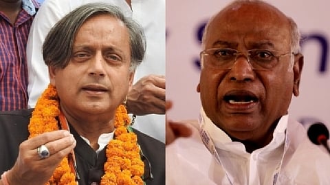 Shashi Tharoor, Mallikarjun Kharge