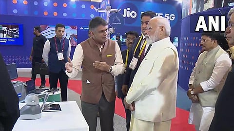 Prime Minister Narendra Modi inaugurates 6th Indian Mobile Congress, launches 5G services in New Delhi