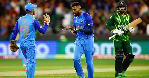 Hardik Pandya bagged impressive figures of 3/20 in four overs