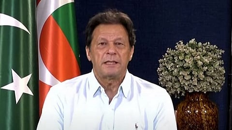 Pakistan's former Prime Minister and Pakistan Tehreek-e-Insaf Chief Imran Khan