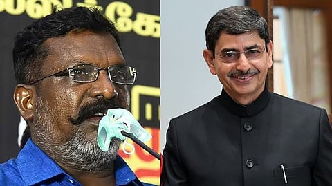 VCK Chief Thol Thirumavalavan; TN Governor RN Ravi