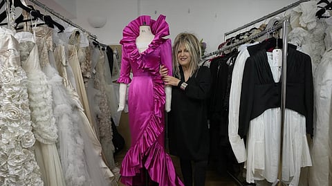 British designer Elizabeth Emanuel